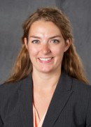 A portrait of Jessica Larson of the University of Iowa College of Public Health. - LarsonJessica2-130x182
