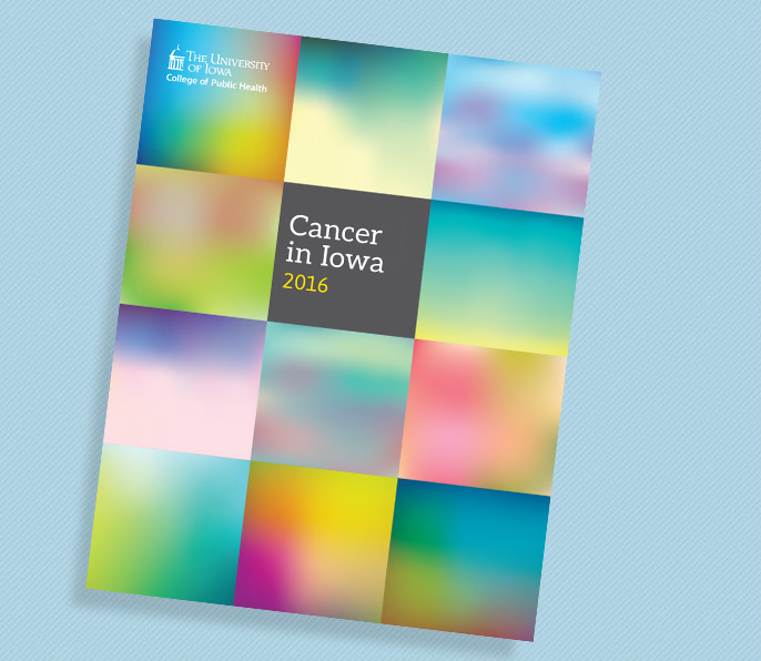 Cover image of the Cancer in Iowa 2014 report.