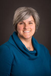 Portrait of Natoshia Askelson, professor in the Department of Community and Behavioral Health at the University of Iowa College of Public Health.