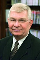 A portrait of Leon Burmeister of the University of Iowa College of Public Health.