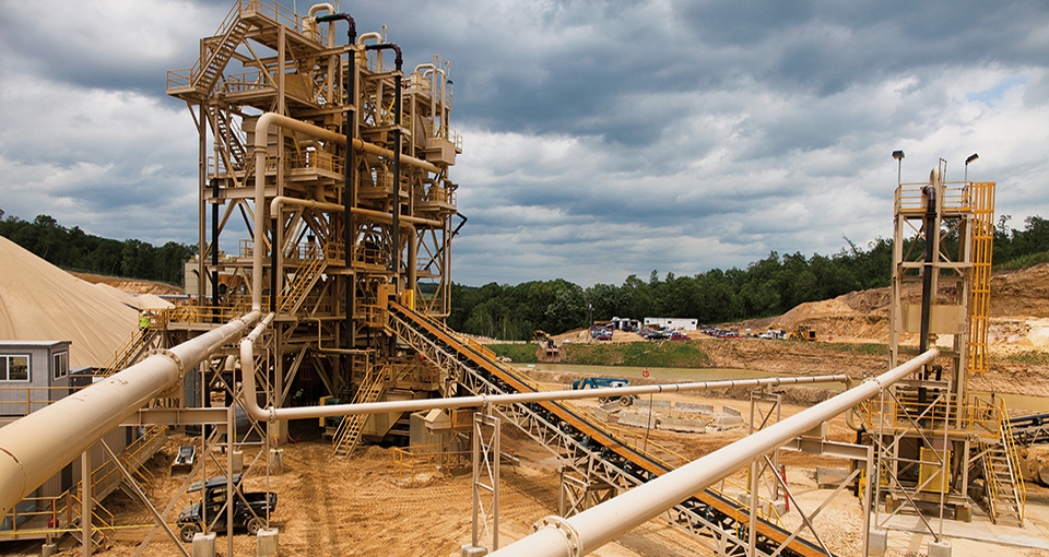  Photo of the Preferred Sands plant in Blair, Wis., on June 20, 2012. Lukas Keapproth/Wisconsin Center for Investigative Journalism