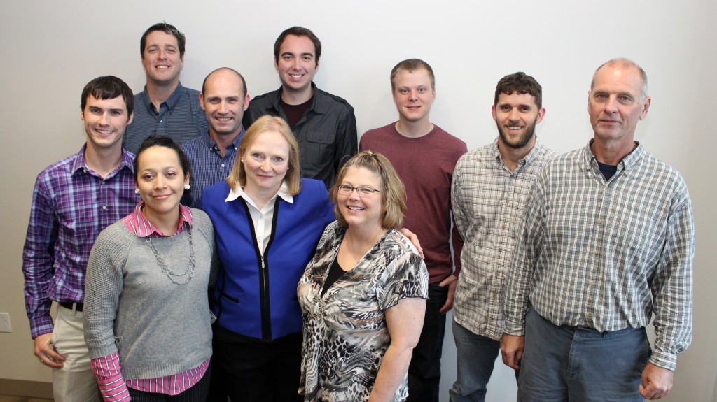 Jane Pendergast with colleagues from the Center for Public Health Statistics