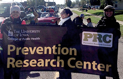 The Prevention Research Center took part in Ottumwa's annual Oktoberfest parade.