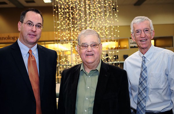 photo of Christopher Coffey, William Clarke, and Robert “Skip” Woolson