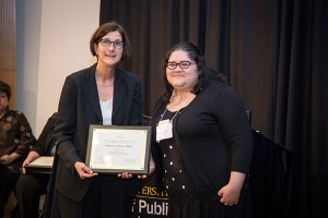 Emily Inman receives the CBH Milford E. Barnes Award