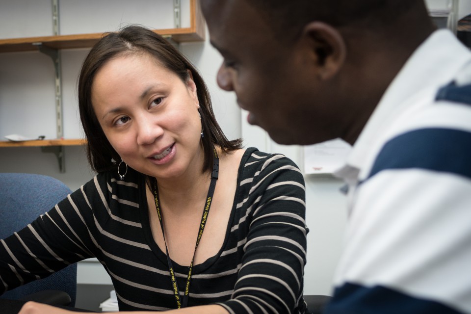 A portrait of Marizen Ramirez, professor of Occupational and Environmental Health at the University of Iowa College of Public Health.