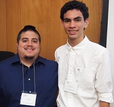 A portrait of Luis Villacis and Jansel Herrera of the 2015 Iowa Summer Institute in Biostatistics.