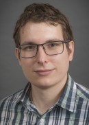 A portrait of Cole Haskins of the Department of Epidemiology Health in the College of Public Health at the University of Iowa.
