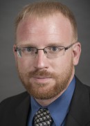 A portrait of Benjamin Miller-Todd of the Department of Epidemiology Health in the College of Public Health at the University of Iowa.