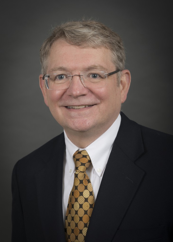 A portrait of Thomas Vaughn of the Department of Health Management and Policy in the College of Public Health at the University of Iowa.