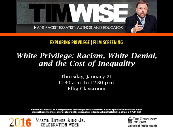 White Privilege film screening