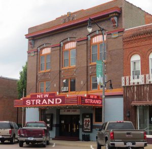 storefronts in downtown West Liberty