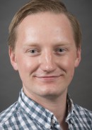 A portrait of Trevor Funari of the University of Iowa College of Public Health.