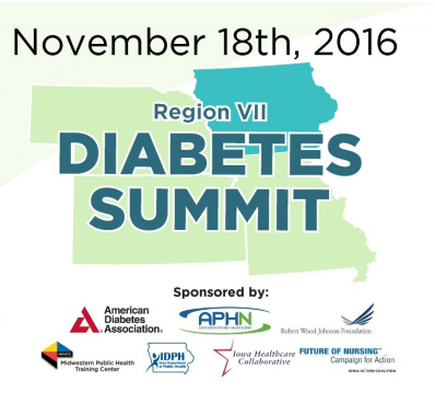 Region 7 Diabetes Summit is Nov. 18, 2016