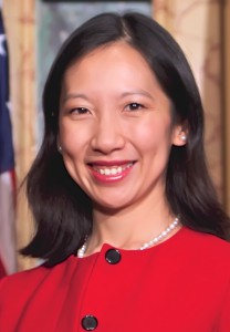 Official portrait of Dr. Leana Wen, winner of the 2016 Hansen Award and commissioner of health for the City of Baltimore, Md.