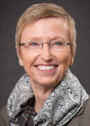 A portrait of Elizabeth "Betsy" Chrischilles of the Department of Epidemiology at the University of Iowa College of Public Health.