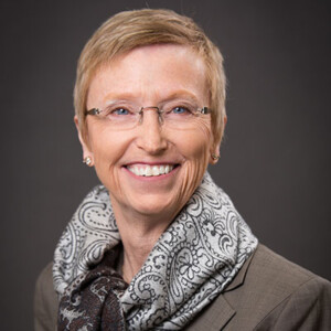 A portrait of Elizabeth "Betsy" Chrischilles of the Department of Epidemiology at the University of Iowa College of Public Health.