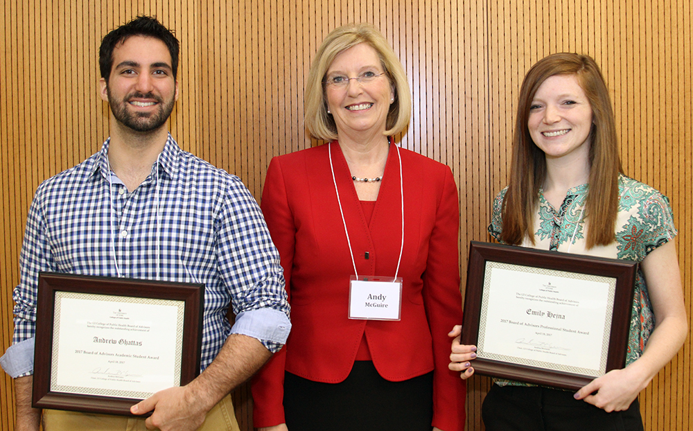 photo of 2017 Board of Advisors student award recipients