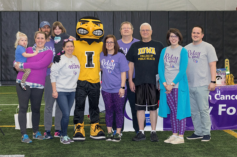 group photo of the 2018 CPH Relay for Life team