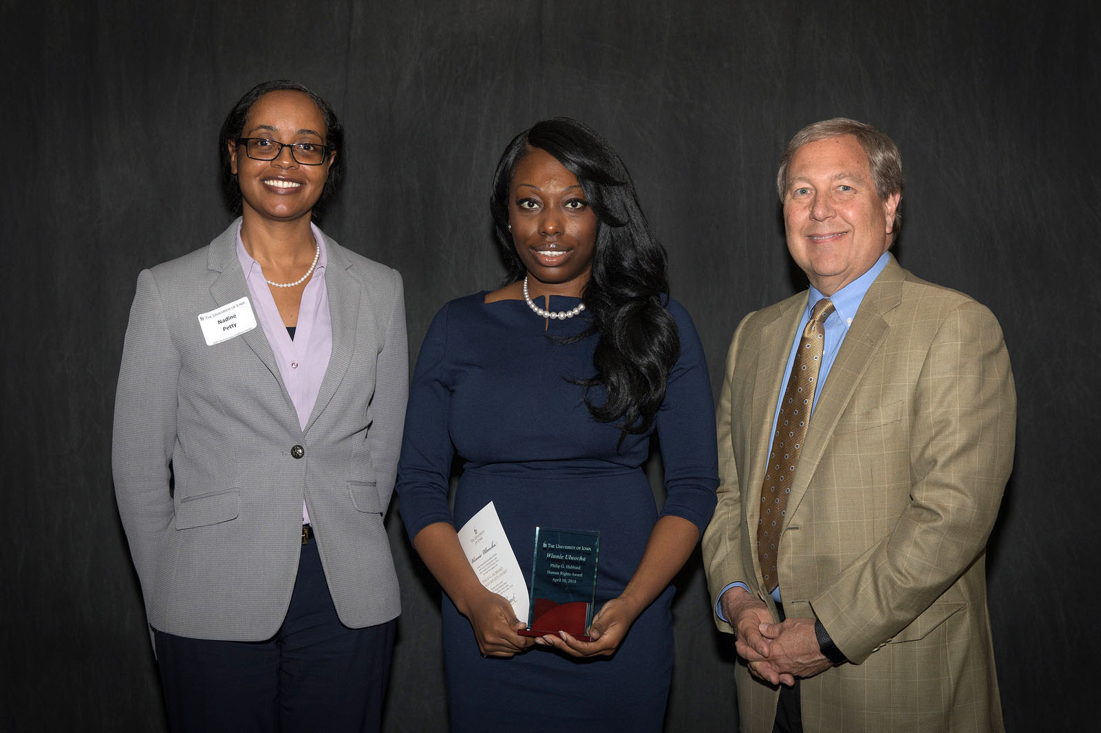 Winnie Uluocha receives the 2018 Hubbard Award 