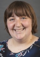 Portrait of Allison Dykstra of the Department of Epidemiology at the University of Iowa College of Public Health.