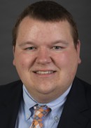 A portrait of Dexter Golinghorst of the Department of Health Management and Policy at the University of Iowa College of Public Health.