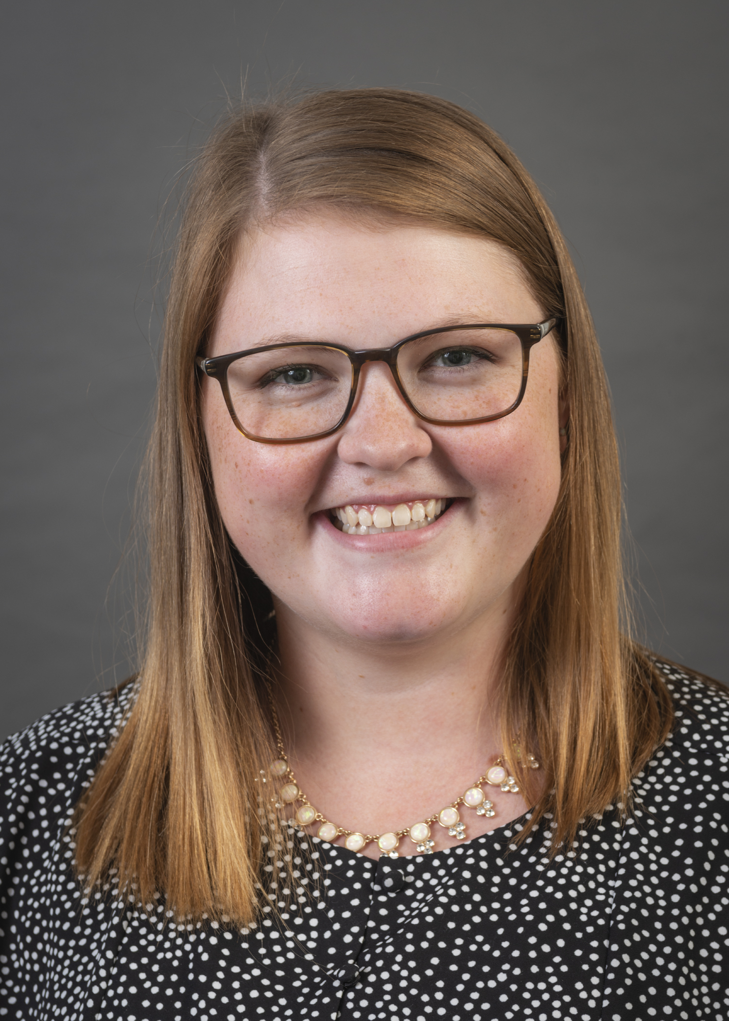 Portrait of Amy Ogilvie of the Department of Epidemiology att the University of Iowa College of Public Health.