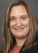 Portrait of Monica Broadwell of the Department of Health Management and Policy at the University of Iowa College of Public Health.