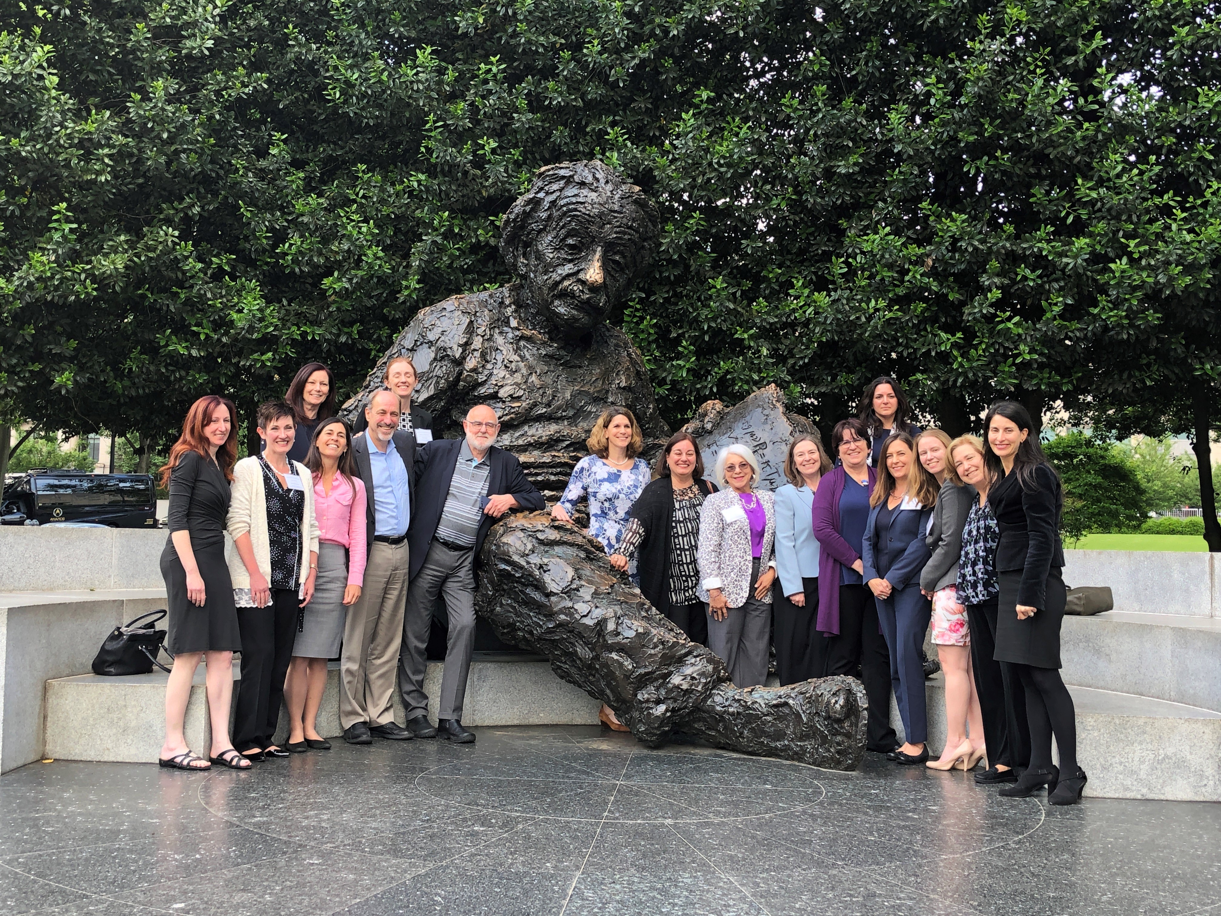 Participants posing for picture at injury conference