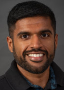 A portrait of Alan Arakkal of the Department of Epidemiology at the University of Iowa College of Public Health.