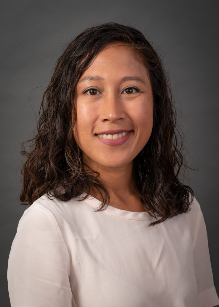 A portrait of Crystal Garcia of the Department of Epidemiology at the University of Iowa College of Public Health.