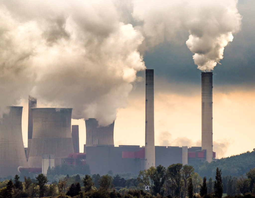 air pollution from smoke stacks