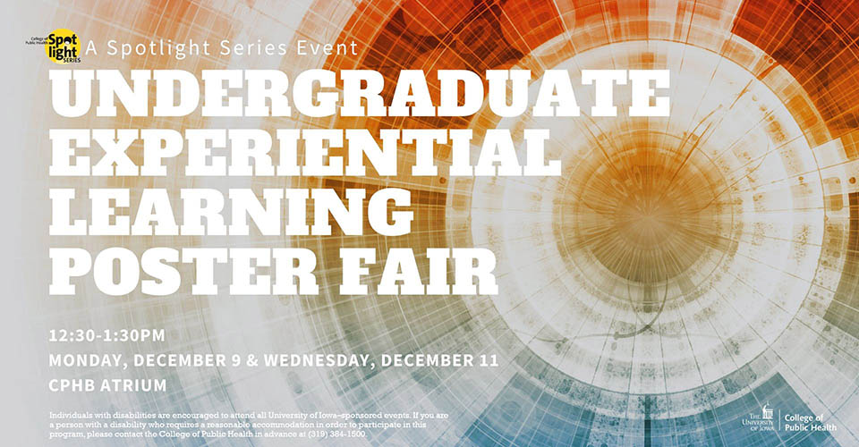 undergrad experiential learning poster fair
