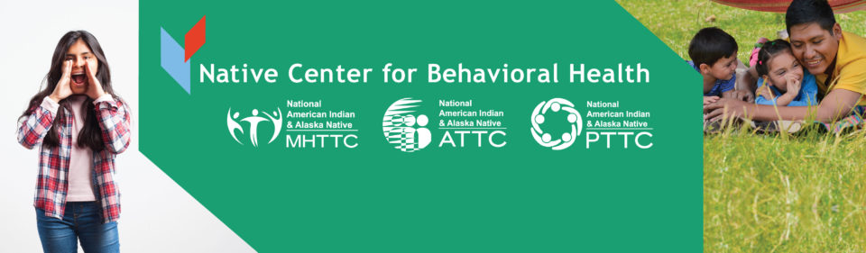 Natice Center for Behavioral Health wordmark long with three centers and photos