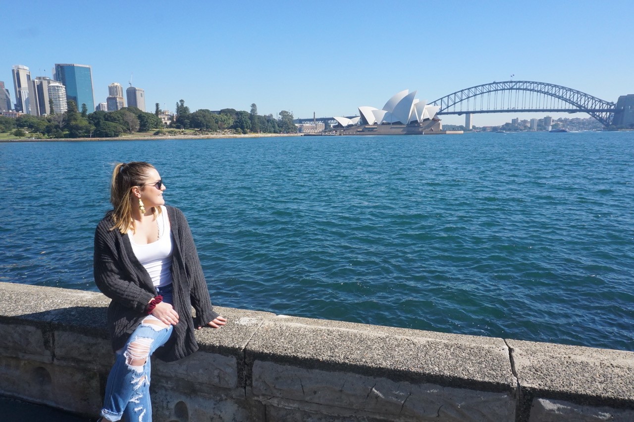 Erin Taber in Australia