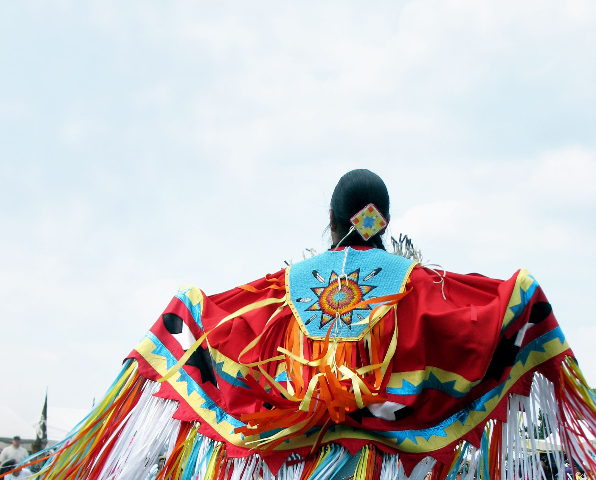 native dancer at a powwow