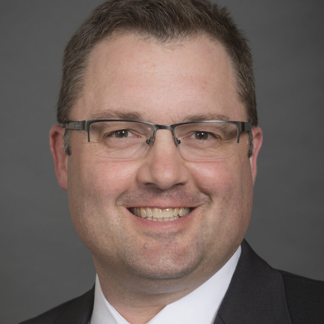 A portrait of Todd j. Patterson of the Department of Health Management and Policy in the College of Public Health at the University of Iowa.