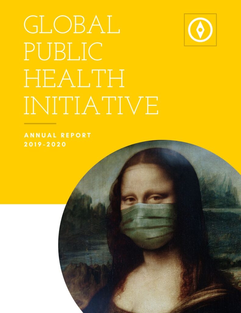Front cover of 2019-20 Global Public Health Annual Report