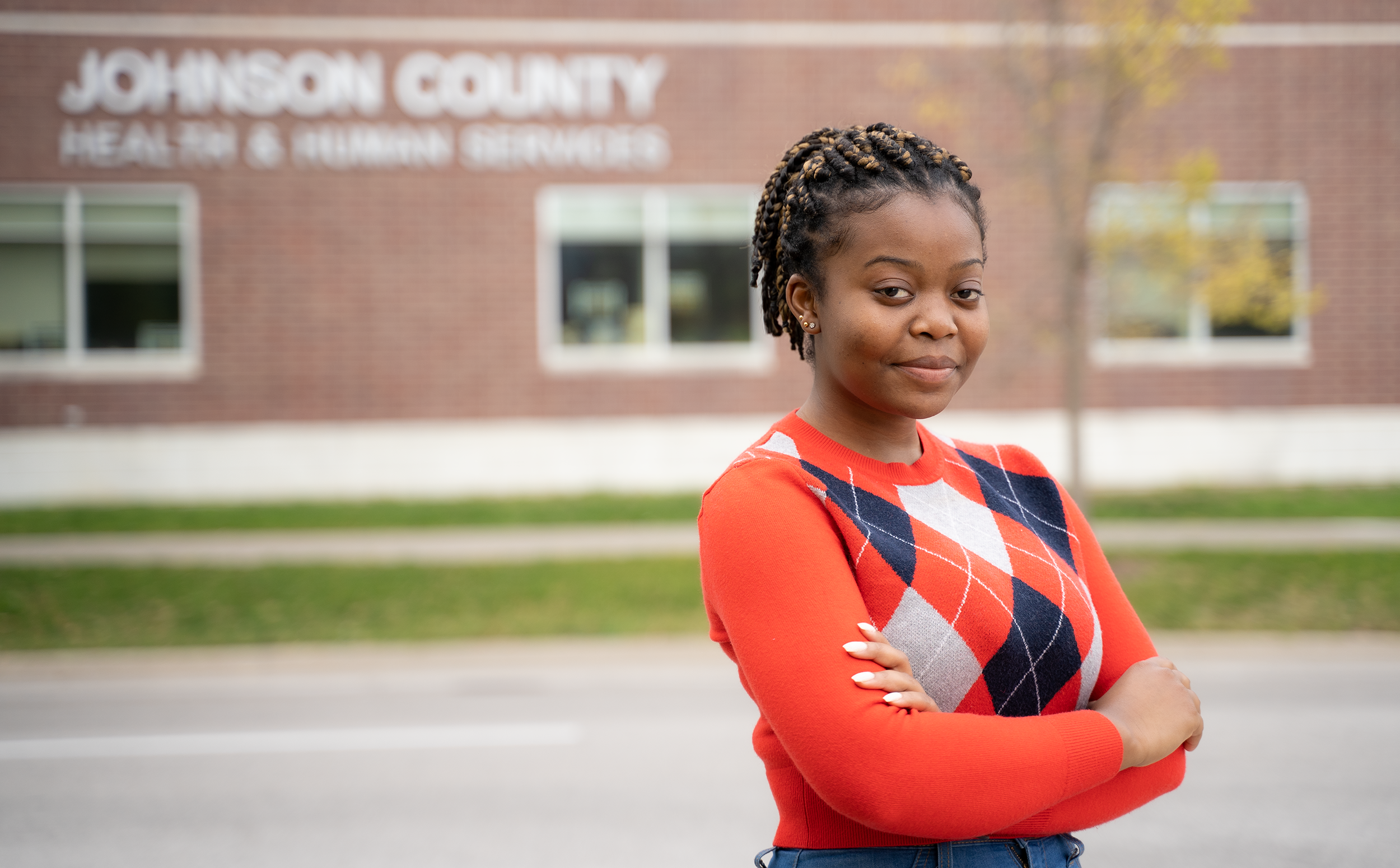 College of Public Health student and Johnson County contact tracer Rebecca Nyangufi.