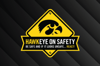 Hawkeye on Safety logo