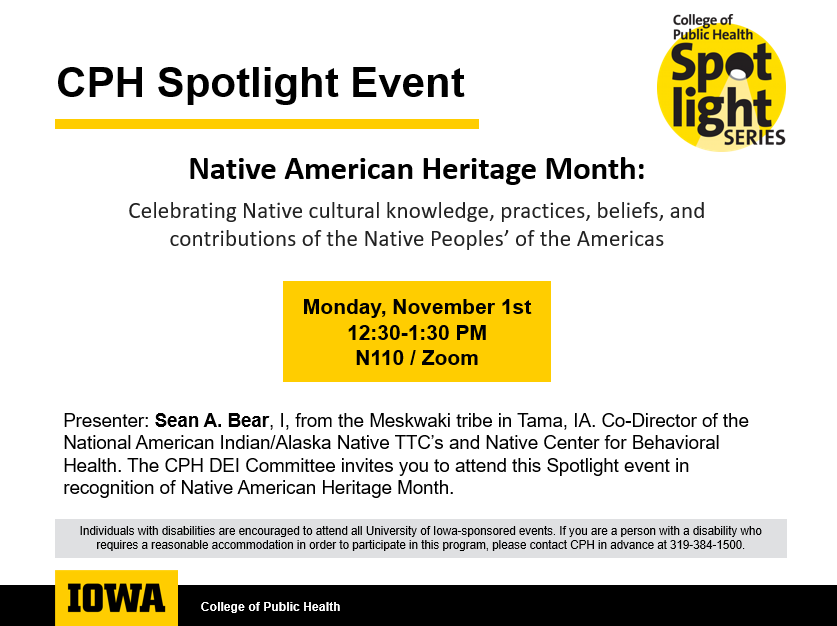 Native American Heritage Month presentation graphic