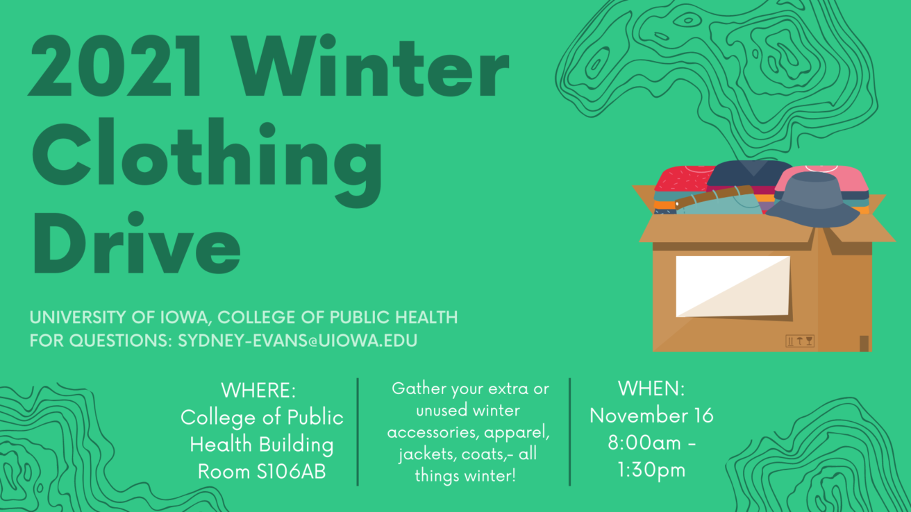 Winter clothing drive set for Nov. 16 University of Iowa College of