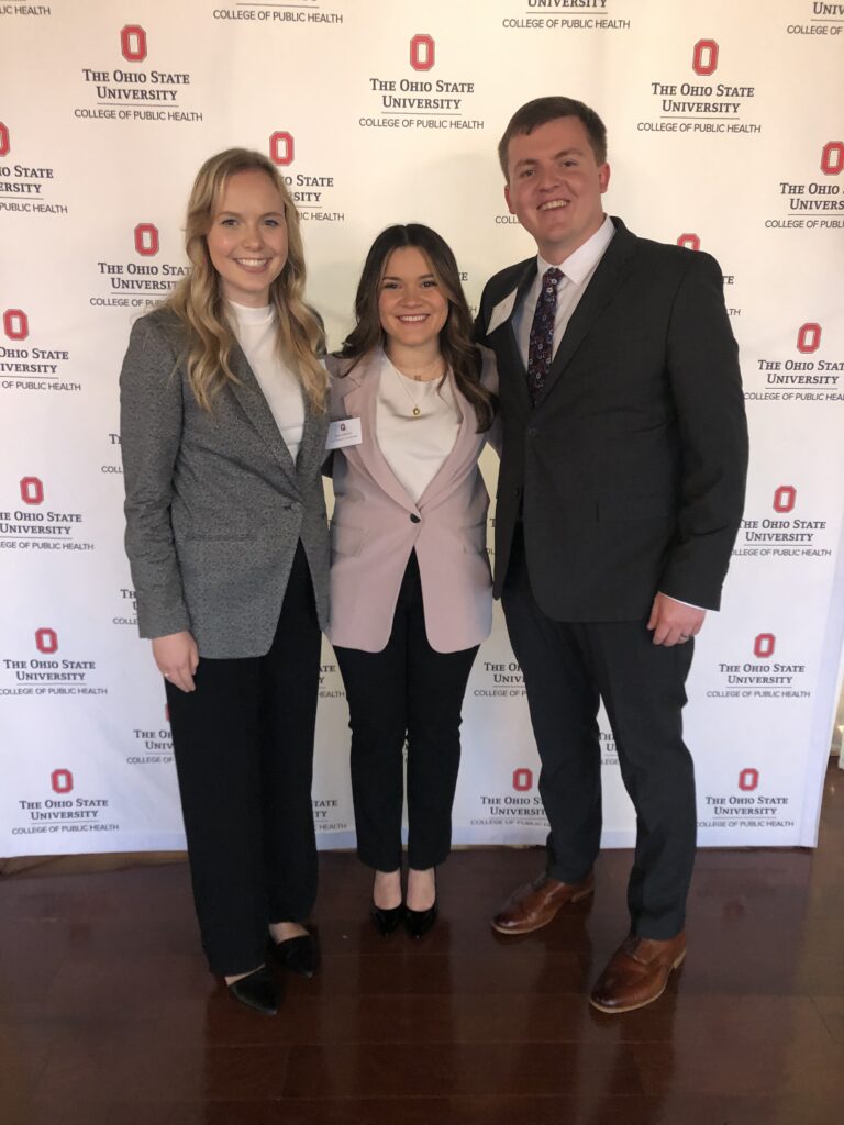 From left: Maddie Huinker, Briani Baboolal, and Mitch McHugh.