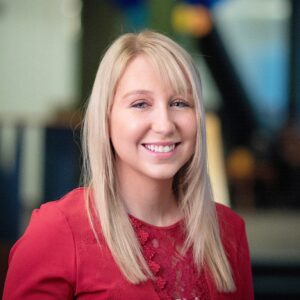 Portrait of Assistant Professor Emily Roberts of the Department of Biostatistics at the University of Iowa College of Public Health