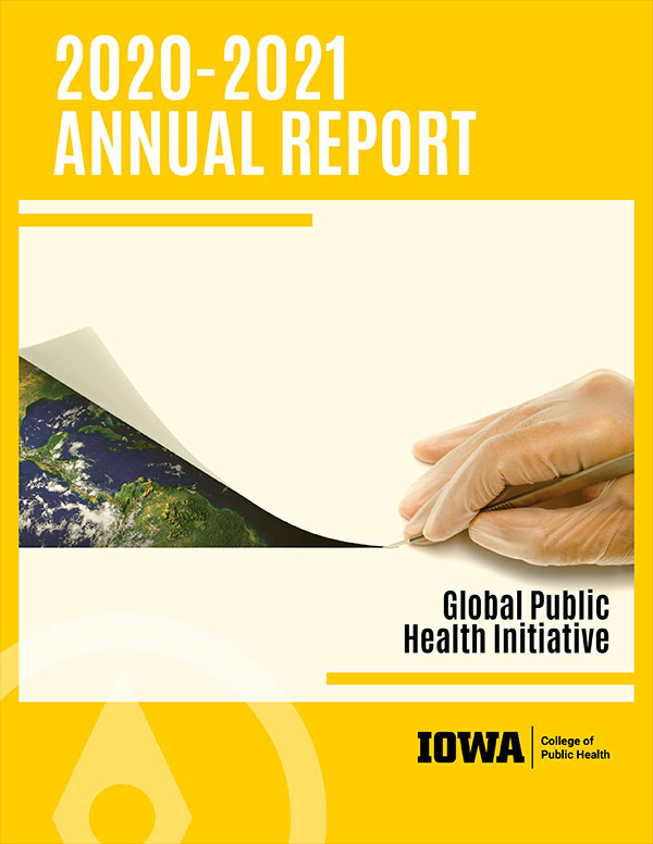 Front cover of 2020-21 Global Public Health Annual Report