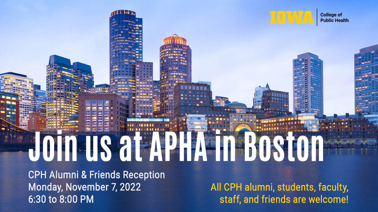 American Public Health Association Meeting University of Iowa College