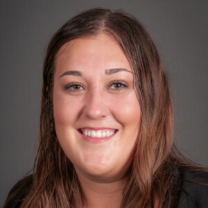 Portrait of Hailey Strudthoff of the Department of Health Management and Policy at the University of Iowa College of Public Health.