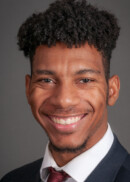 Portrait of Devante Davis of the Department of Health Management and Policy at the University of Iowa College of Public Health.