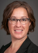 Portrait of Allyson Schultz-Cox of the Department of Health Management and Policy at the University of Iowa College of Public Health.