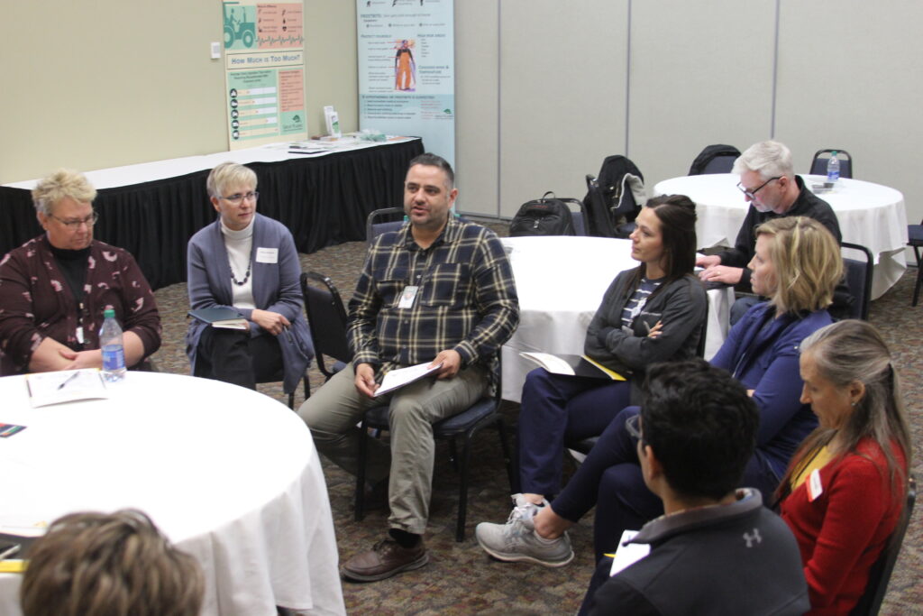 University of Iowa Business Leadership Network community forum in March 2022.